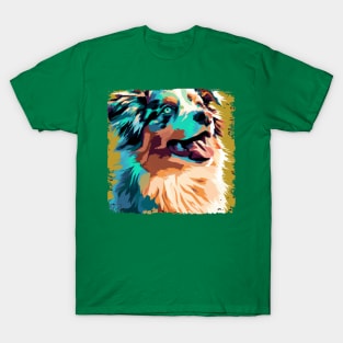 Miniature American Shepherd Pop Art - Dog Lover Gifts T-Shirt